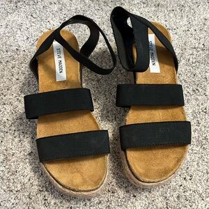 Steve Madden Jimmie platform espadrille sandals size 8